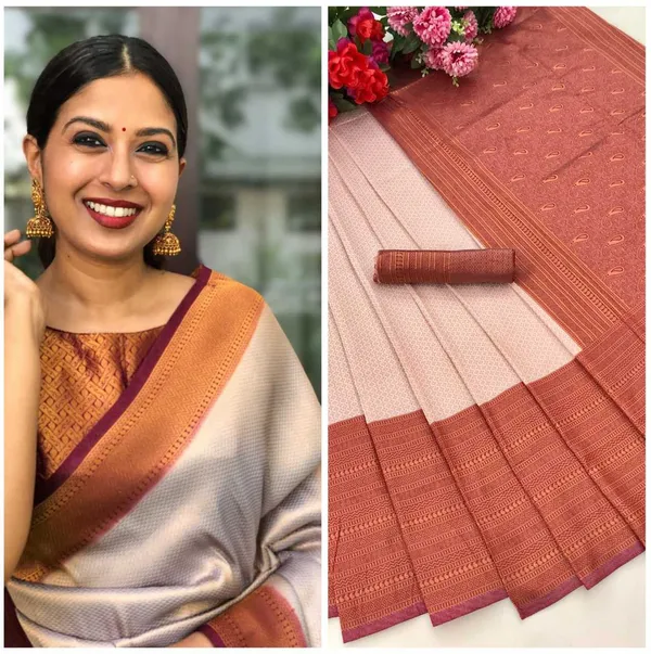 Beige_Embellished_Banarasi_Jacquard_Saree_(Beige)
